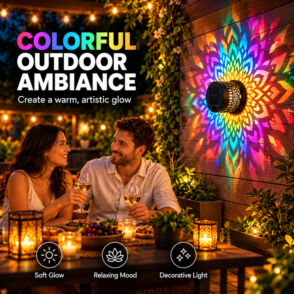 LumiRang™ Solar Mandala Light