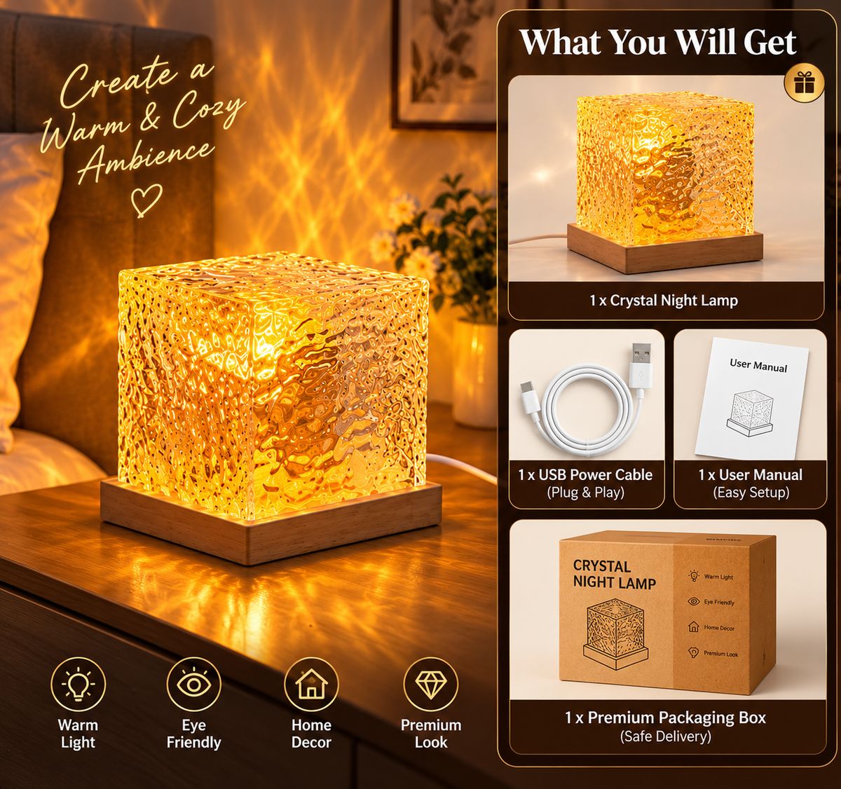 Crystal™ Night Lamp