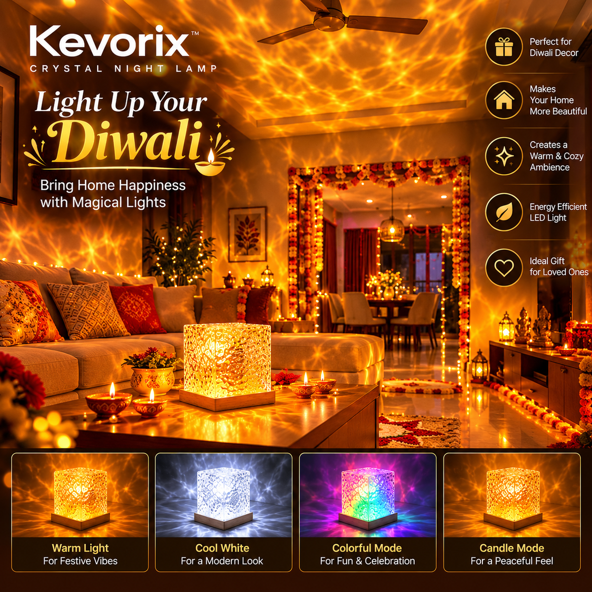 Crystal™ Night Lamp