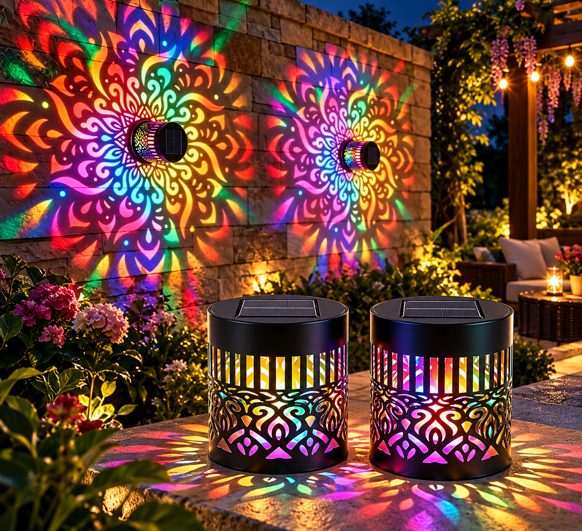 LumiRang™ Solar Mandala Light