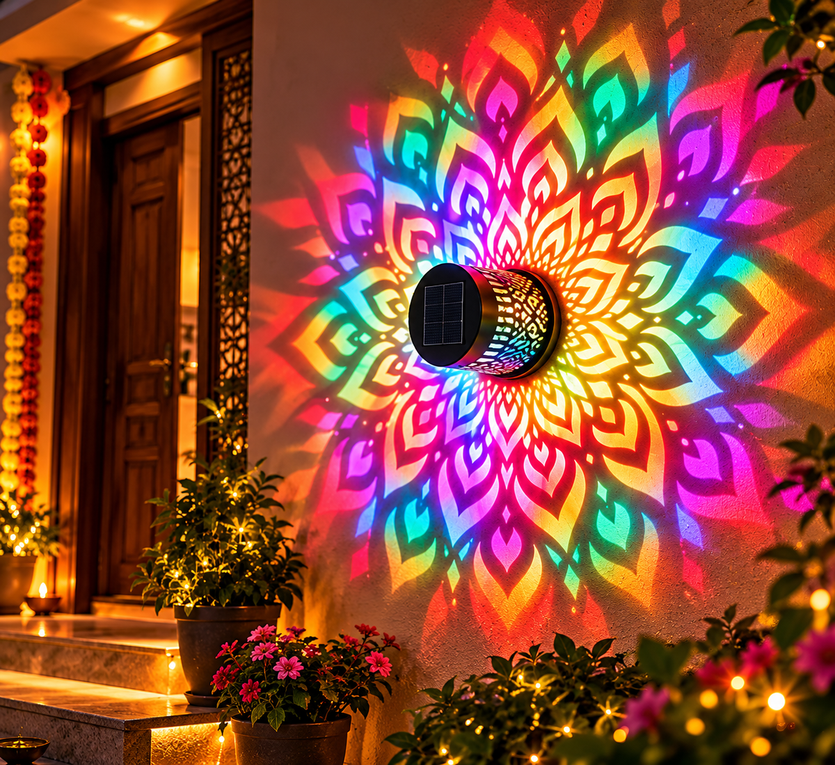 LumiRang™ Solar Mandala Light