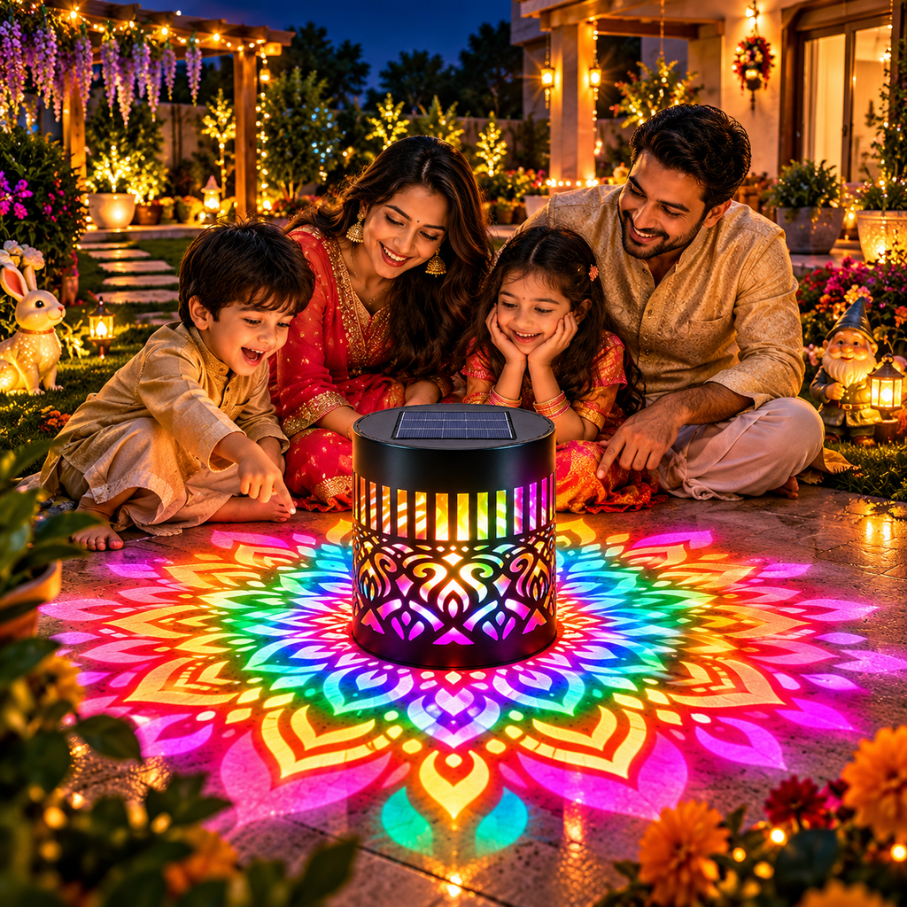 LumiRang™ Solar Mandala Light